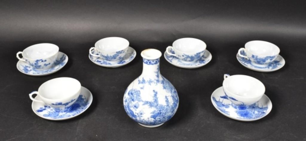13 PIECE JAPANESE PORCELAIN TEA