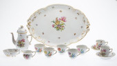13 PIECE PORCELAIN SET, HEREND