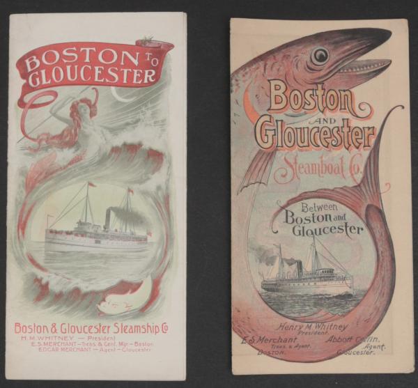 13 PIECES BOSTON & GLOUCESTER