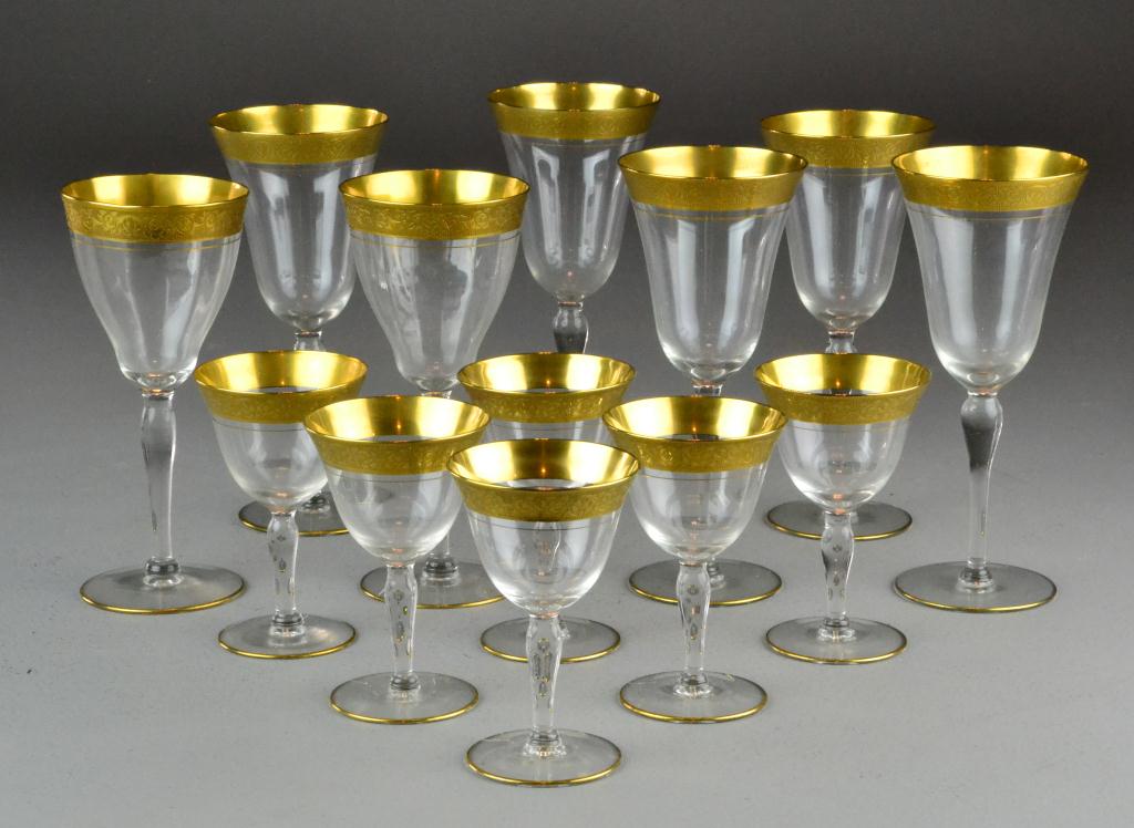 (13) Pieces St. Louis Style Gilt