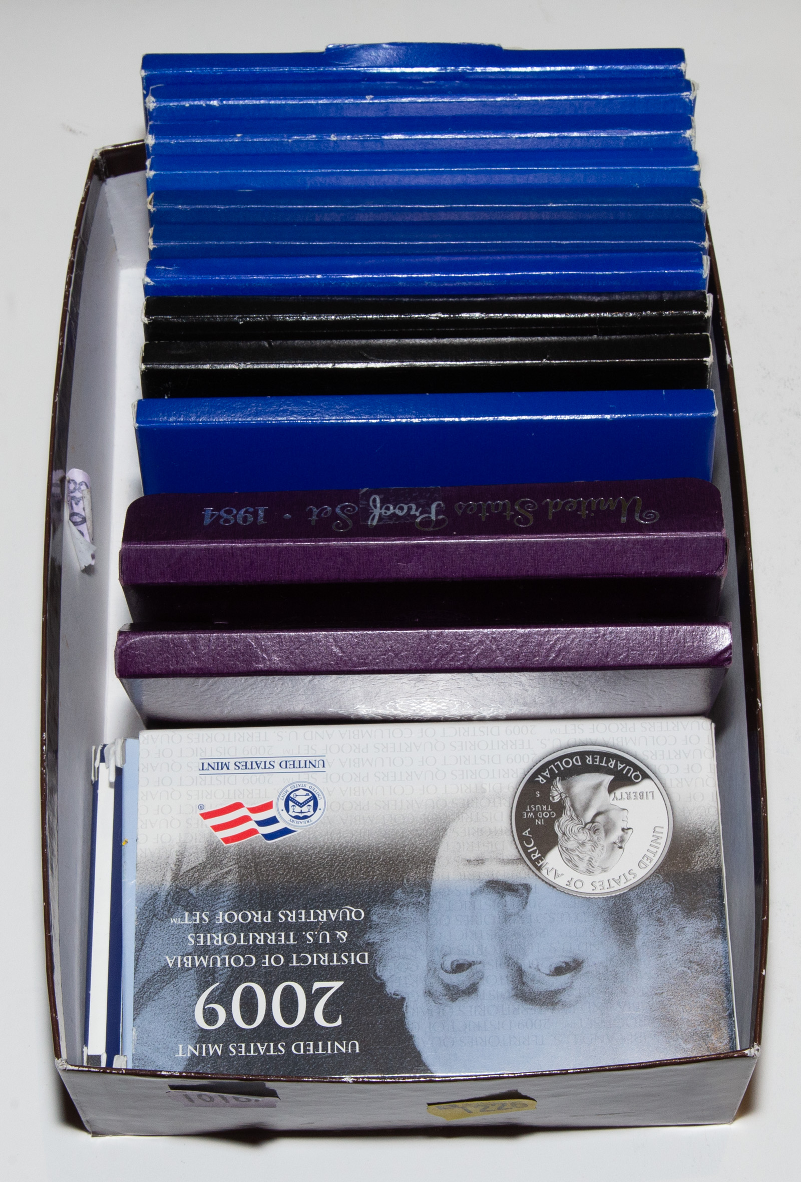13 PROOF SETS & 2 STATE QUARTER