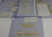 13 SIGNATURES, 12 ARE CLIPPED,