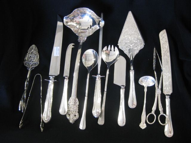 13 Silverplate Serving Items