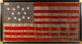 13 STAR AMERICAN FLAG, LATE 19
