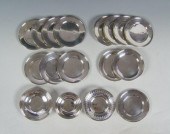 13 STERLING BREAD PLATES & 2 S