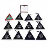 (13) SWAROVSKI CRYSTAL CHRISTM