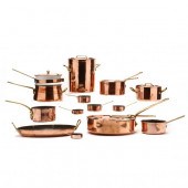 (13) VINTAGE COPPER COOKWARE I