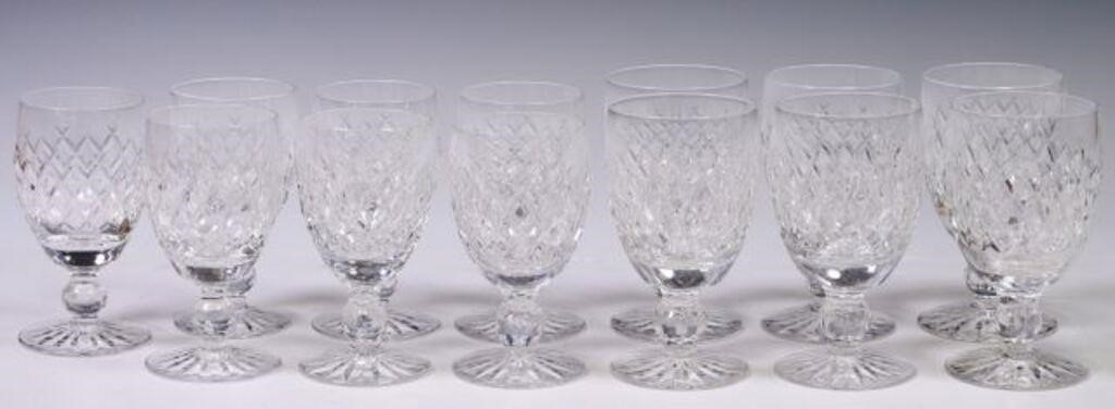 (13) WATERFORD BOYNE CRYSTAL CLARET