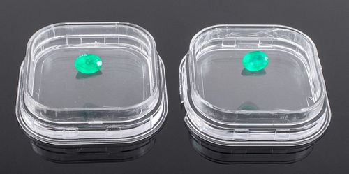 1.30 CTTW. PAIR OF LOOSE OVAL-CUT