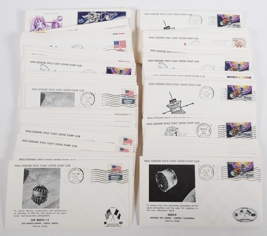 130+ NASA FIRST DAY COVERS,