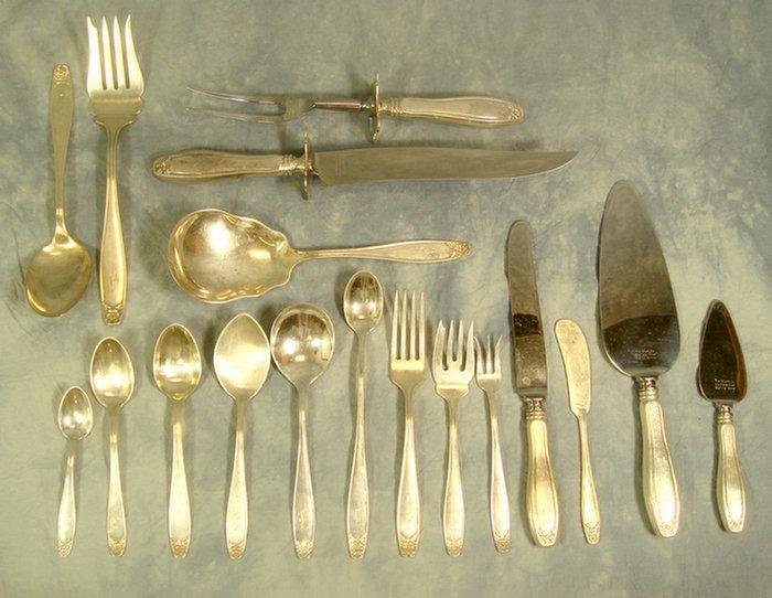 131 pcs Stieff Puritan sterling