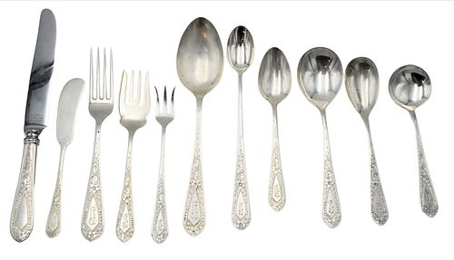 131 PIECE STEIF STERLING SILVER