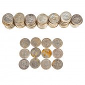 133 US 90% SILVER HALF DOLLARS