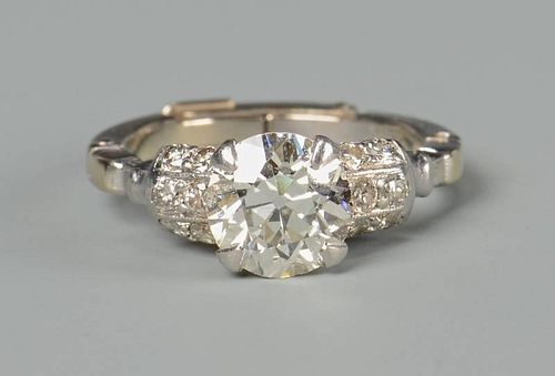 1.35 CARAT OLD MINE CUT DIAMOND