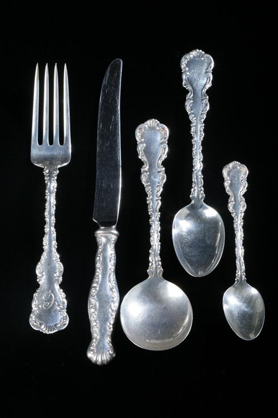 135-PIECE WHITING STERLING SILVER