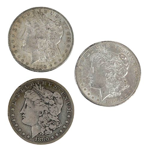 135 SILVER DOLLARS, MOSTLY