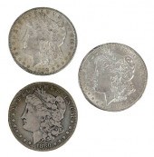 135 SILVER DOLLARS, MOSTLY MOR