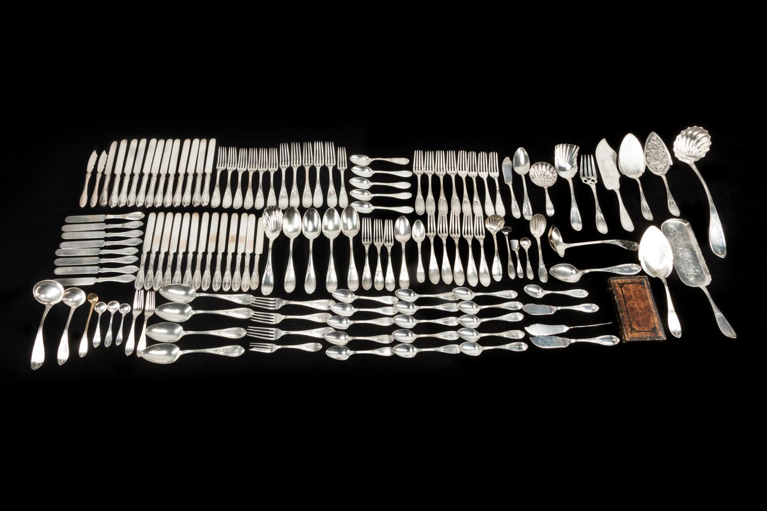 135PCS ASSEMBLED AMERICAN SILVER