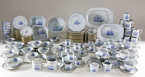 139 PIECE SPODE BLUE TRADE WINDS