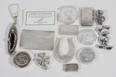 13PC 999 & STERLING SILVER BUL