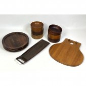 13pc Collection of Teak and Ro