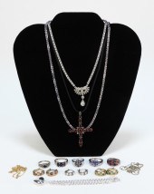 13PC ESTATE STERLING SILVER &
