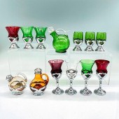 13PC FARBER BROS CORDIAL GLASS