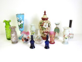 13PC LOT VICTORIAN BRISTOL GLA