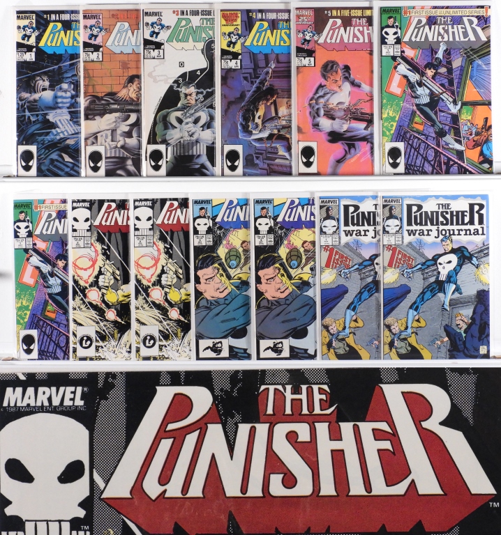 13PC MARVEL COMICS PUNISHER #1