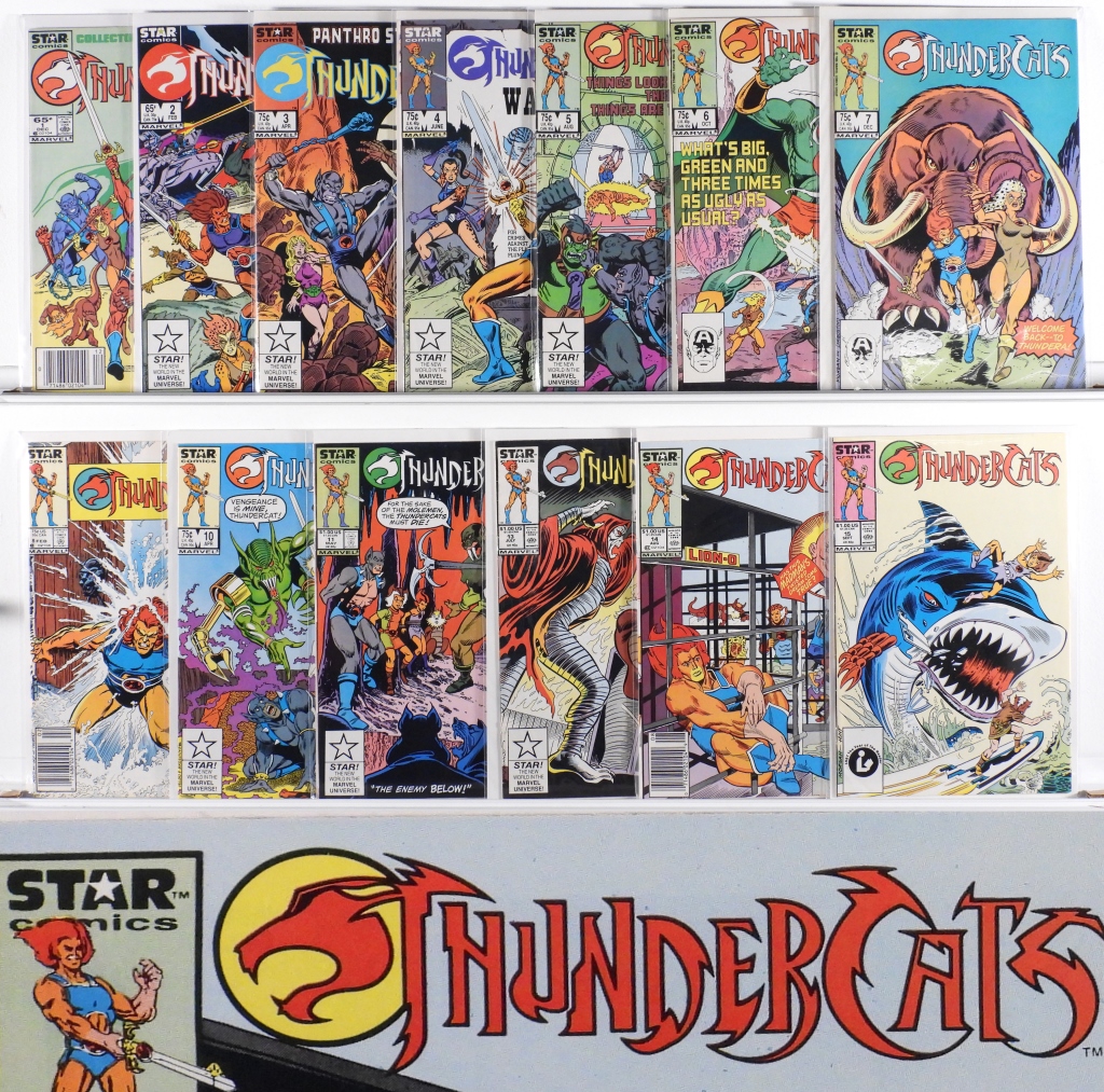13PC MARVEL COMICS THUNDERCATS