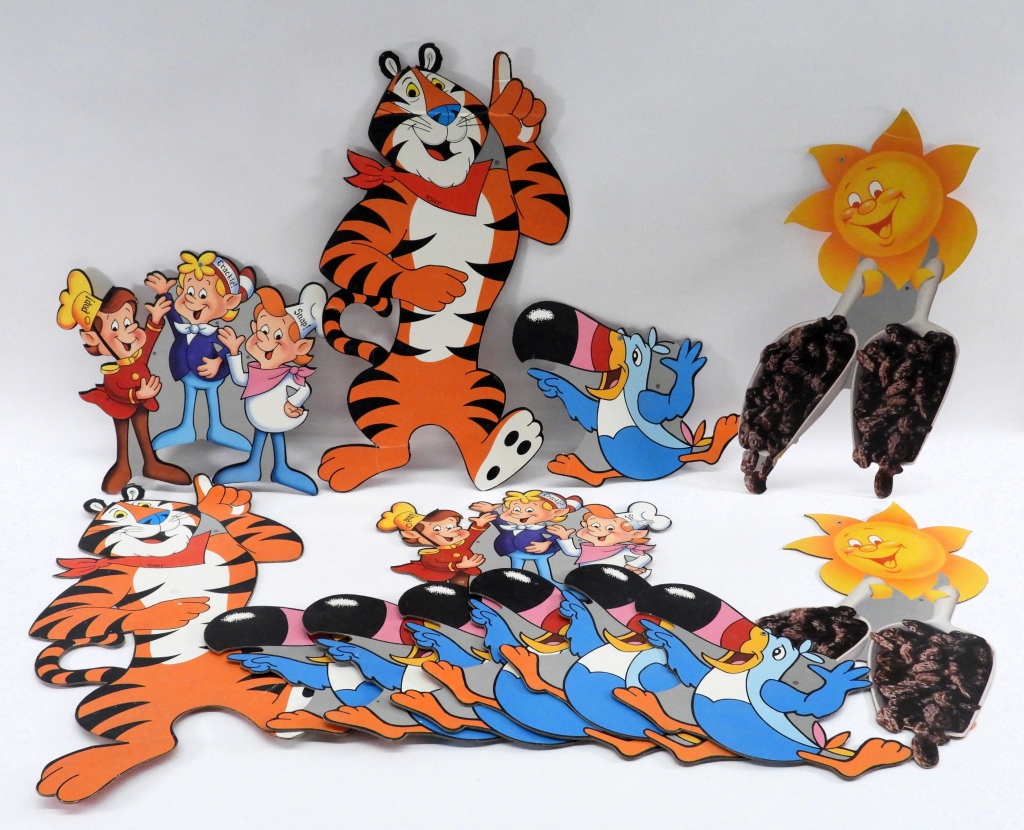 13PC VINTAGE KELLOG'S CEREAL MASCOT