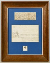 13TH CENTURY ENGLISH DEED & SI