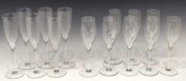 (14) BACCARAT CRYSTAL CHAMPAGN