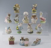 14 BEATRIX POTTER ANIMAL FIGUR