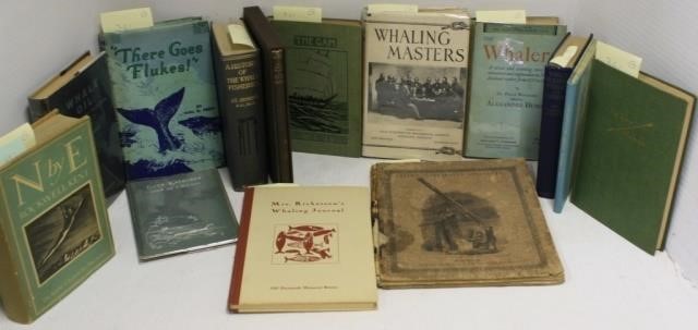 14 BOOKS ALL RELATED TO WHALING