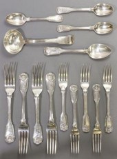 (14) BRITISH ARMORIAL STERLING