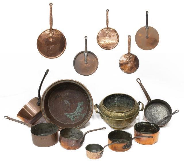 (14) CONTINENTAL COPPER POTS,