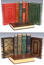 (14) FRANKLIN LEATHER-BOUND LI