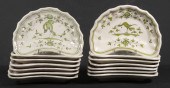 (14) FRENCH FAIENCE CRESCENT S