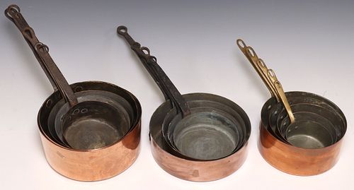 (14) FRENCH GRADUATED COPPER