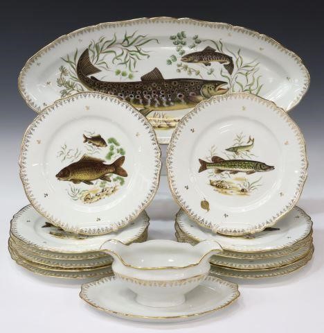 (14) FRENCH LIMOGES PORCELAIN