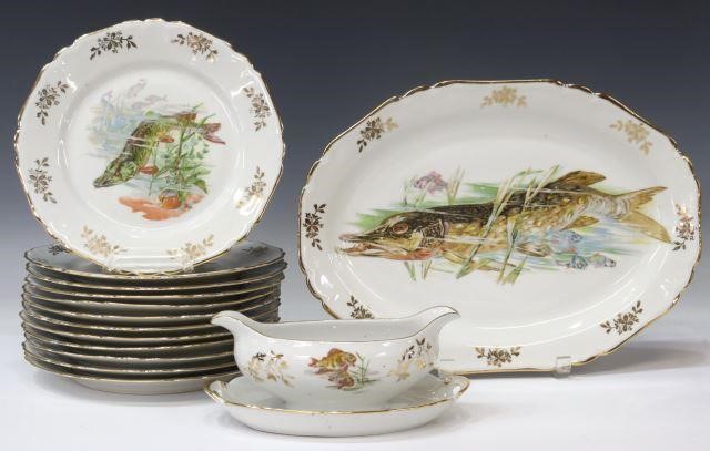 (14) FRENCH LIMOGES PORCELAIN