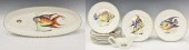 (14) FRENCH LUNEVILLE PORCELAI