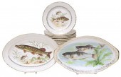 (14) FRENCH ORCHIES PORCELAIN