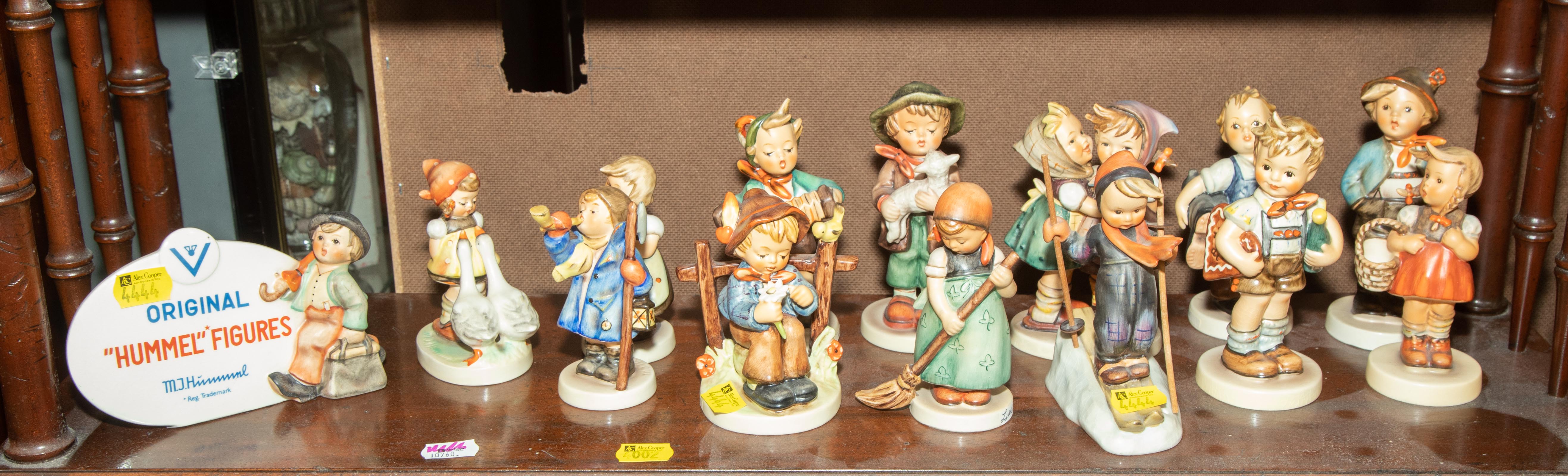 14 HUMMEL FIGURES Including some