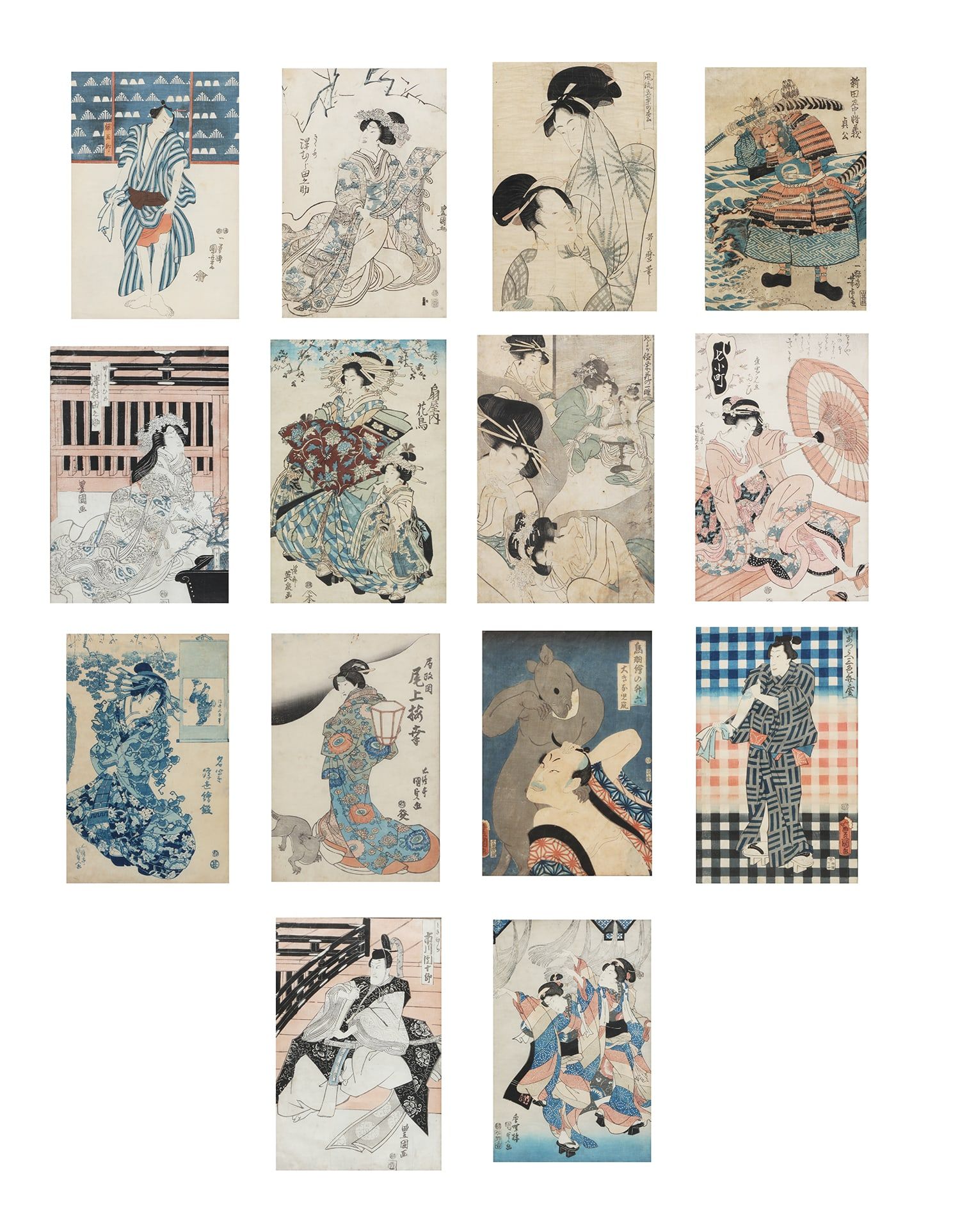14 JAPANESE 19TH CENTURY