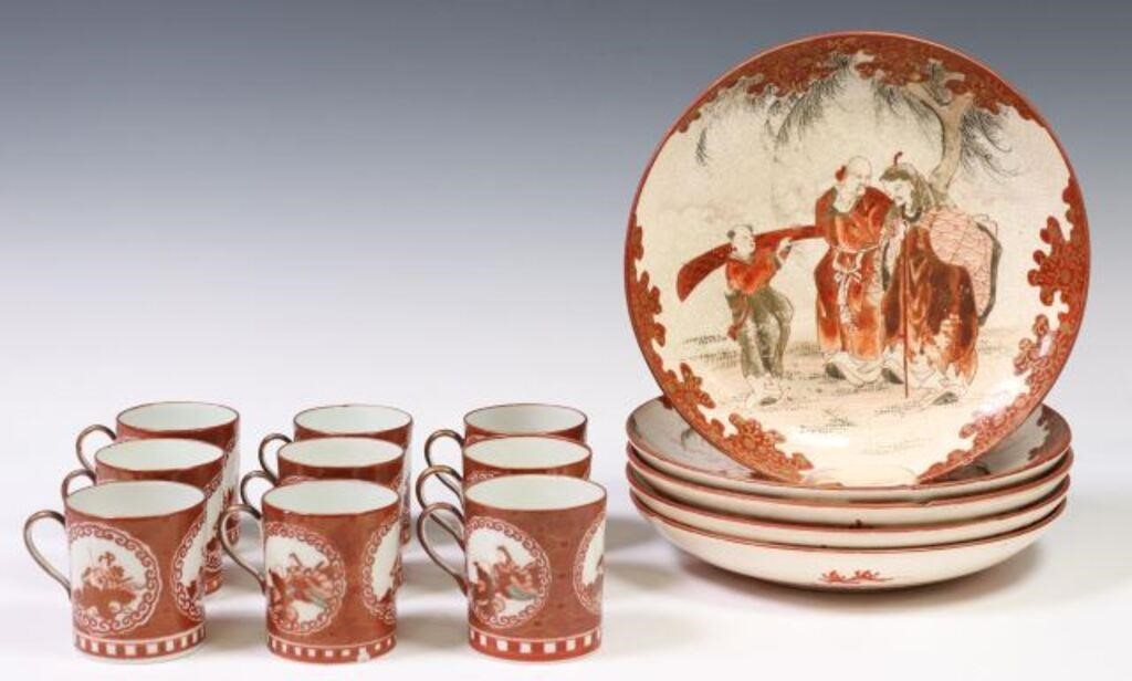 (14) JAPANESE SATSUMA WARE
