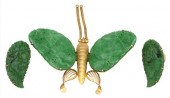 14 KARAT GOLD BUTTERFLY BROOCH