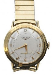 14 KARAT GOLD LONGINES MEN'S V
