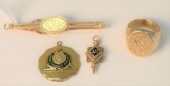 14 KARAT GOLD LOT TO INCLUDE R